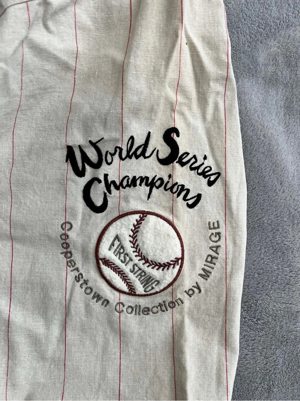 Cincinnati Reds Vintage White & Red Baseball Jacket